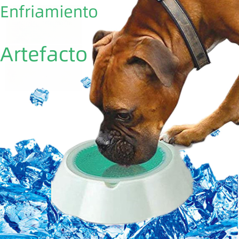 Summer Cooling Pet Ice Bowl — Chilled Water Bowl for Dogs & Cats