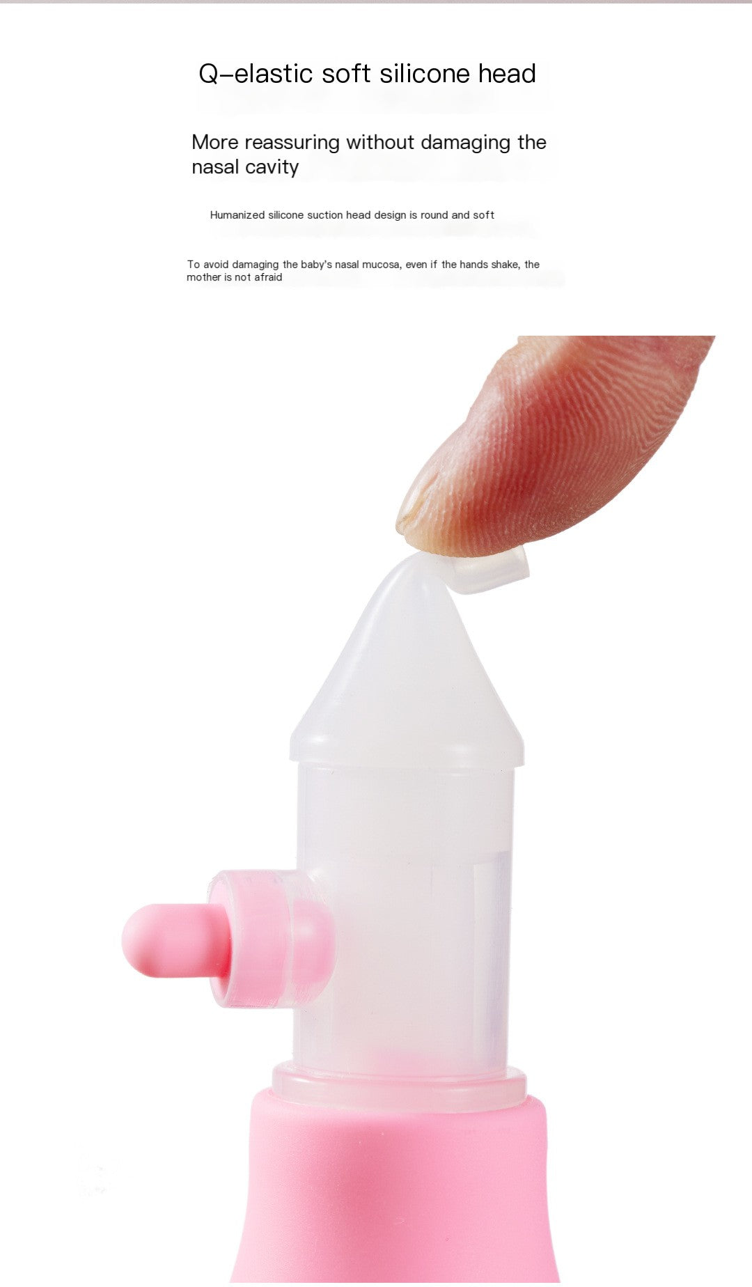Baby Nasal Aspirator — Gentle Booger Sucker for Newborns