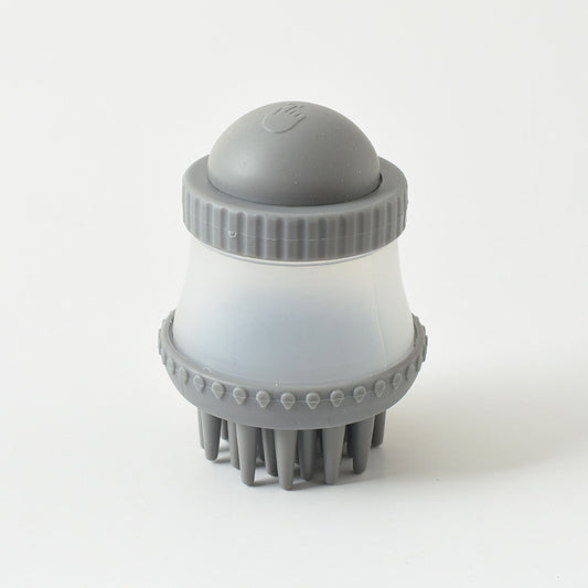 Silicone Pet Bath Massage Brush — Grooming & Scrubbing Tool