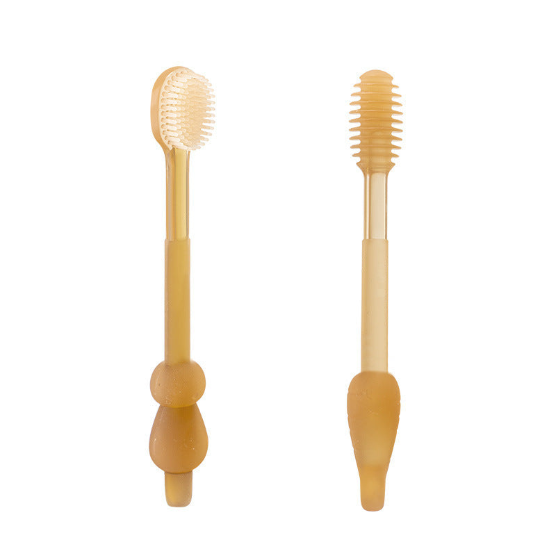 Silicone Baby Toothbrush & Tongue Cleaner Set