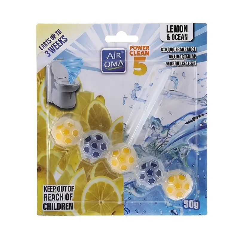 Aromatic Flower Toilet Air Freshener Cleaning Ball