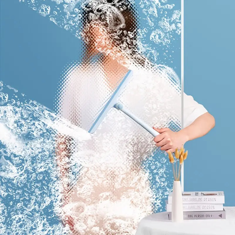Long-Handle Shower Squeegee for Glass & Tile