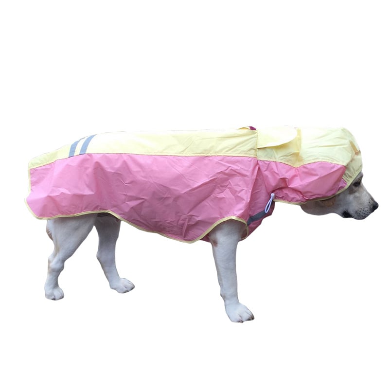 Big Dog Waterproof Raincoat with Reflective Strips