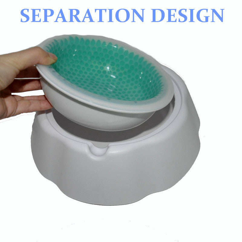 Summer Cooling Pet Ice Bowl — Chilled Water Bowl for Dogs & Cats