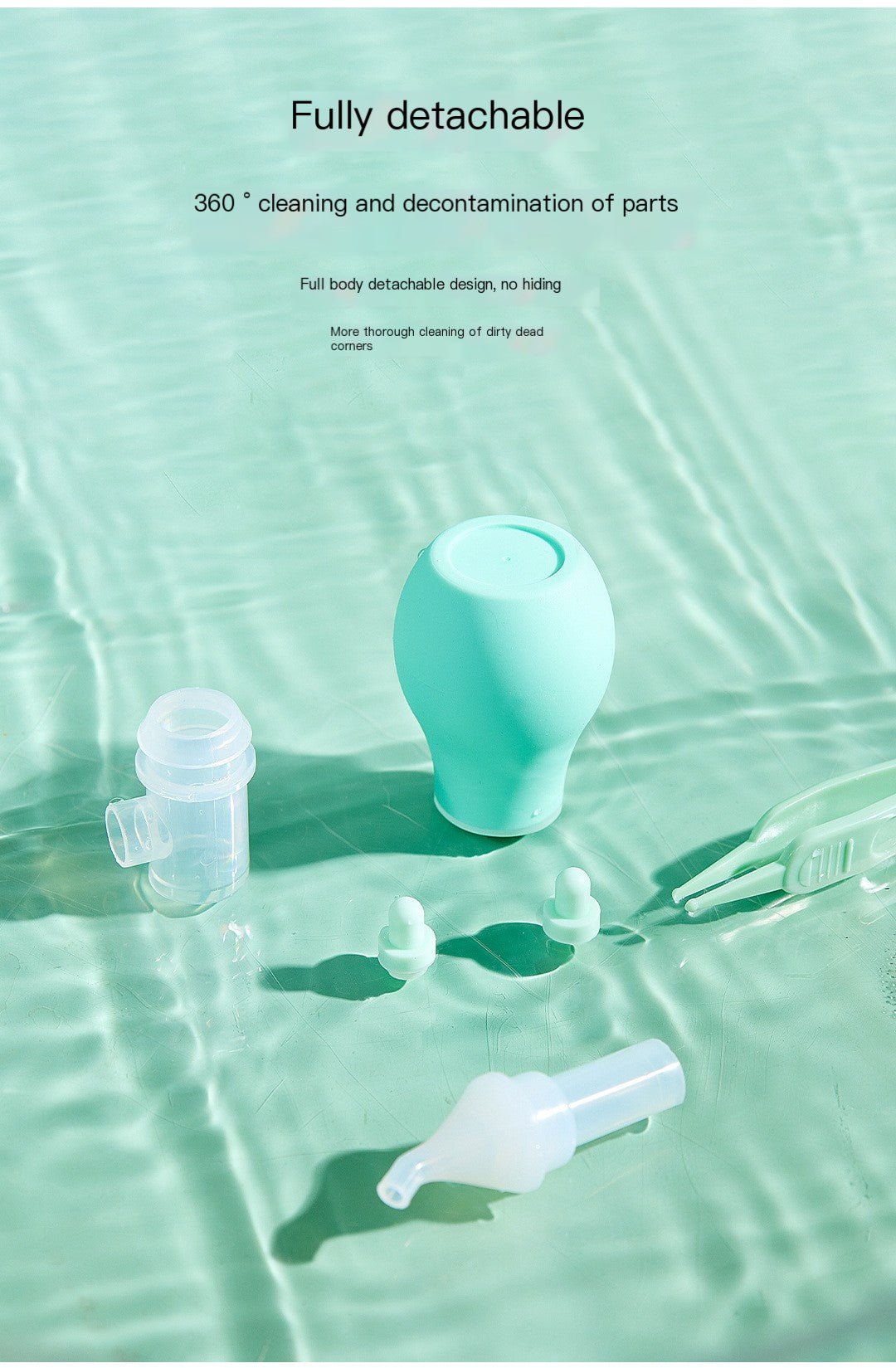 Baby Nasal Aspirator — Gentle Booger Sucker for Newborns