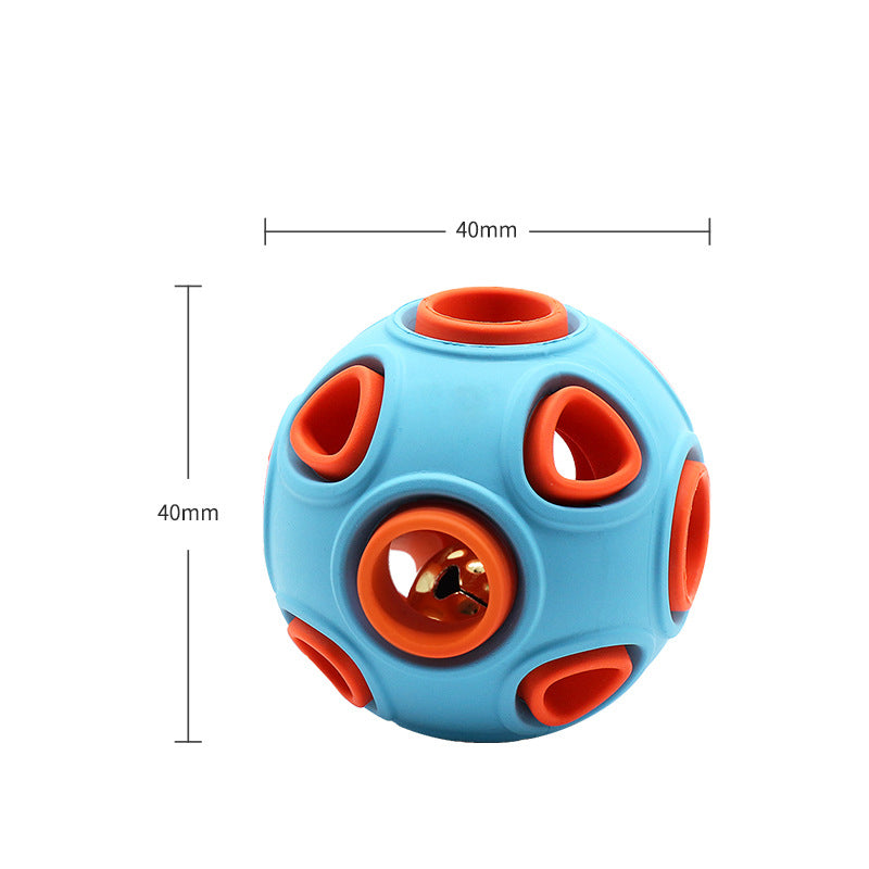 Glow-in-the-Dark Sound Dog Toy Ball — Interactive Chew Toy