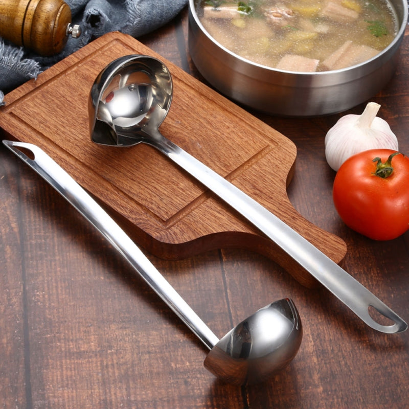 Stainless Culinary Oil-Separating Spoon