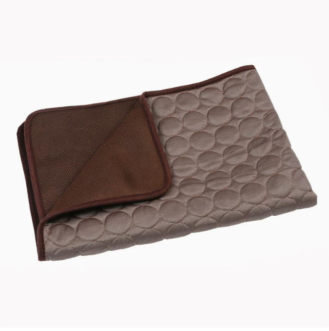 Cooling Ice Silk Pet Mat — Summer Sleeping Pad for Dogs & Cats