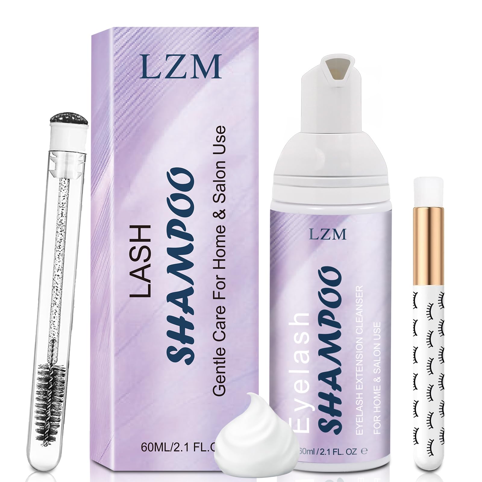 Lash Extension Cleansing Shampoo Kit (60ml)