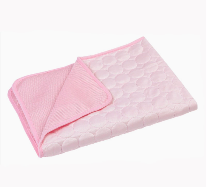Cooling Ice Silk Pet Mat — Summer Sleeping Pad for Dogs & Cats