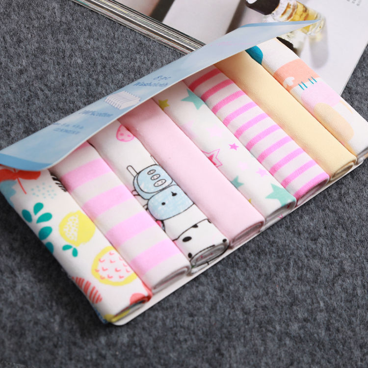 Newborn Cotton Gauze Drool Bibs — 8-Pack
