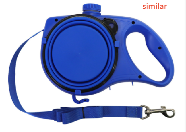 Retractable Dog Leash with Built-In Water Bottle — Hiking Set