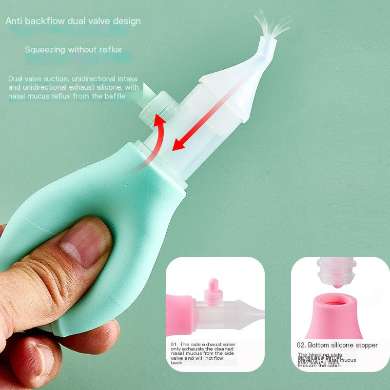 Baby Nasal Aspirator — Gentle Booger Sucker for Newborns