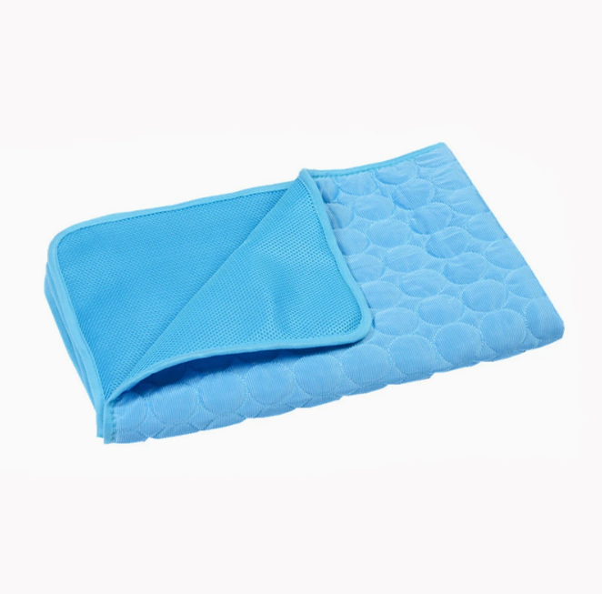 Cooling Ice Silk Pet Mat — Summer Sleeping Pad for Dogs & Cats