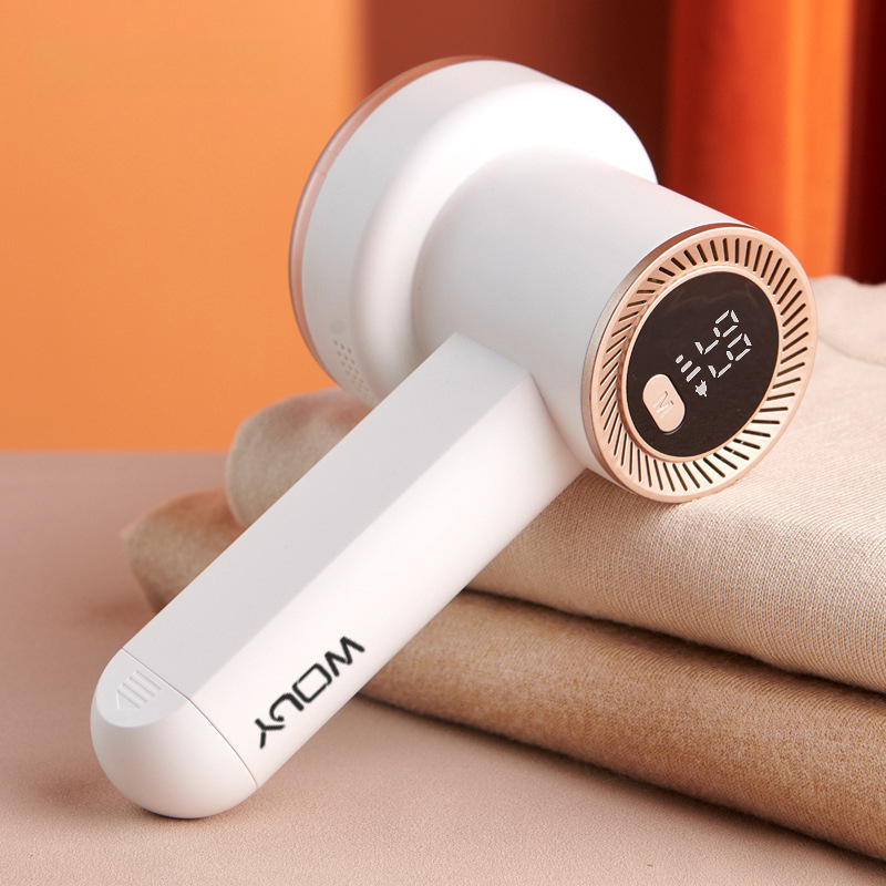 Rechargeable Fabric Shaver with LED Display for Home