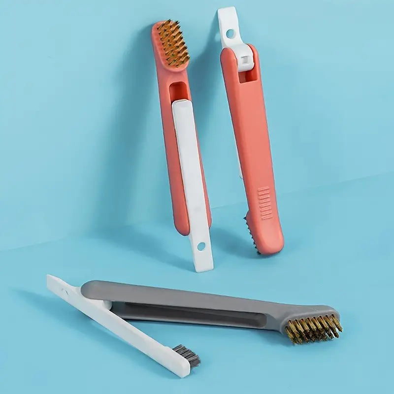 3-in-1 Deep Clean Stove & Bathroom Brush Set