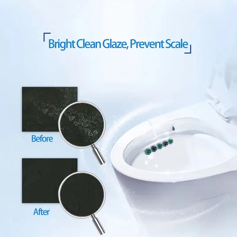 Aromatic Flower Toilet Air Freshener Cleaning Ball
