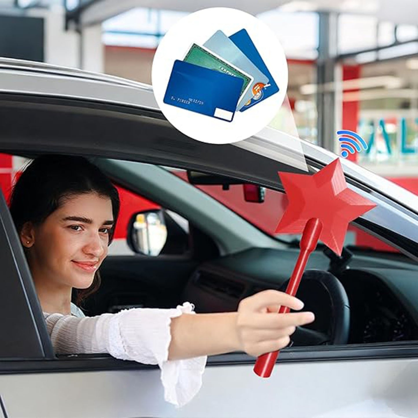 Tap-N-Pay 3D Magic Wand NFC Payment Ring