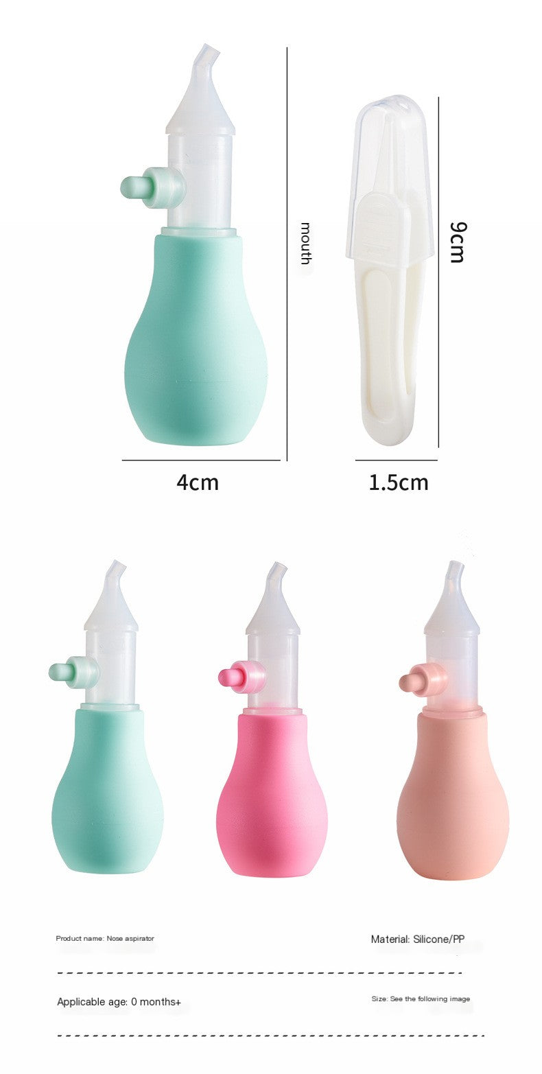 Baby Nasal Aspirator — Gentle Booger Sucker for Newborns