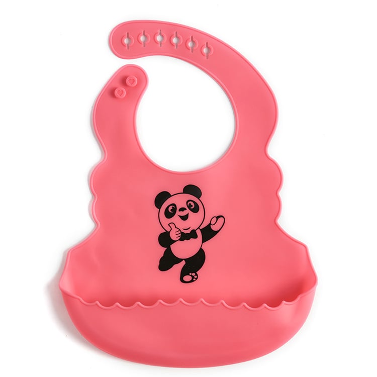 Silicone Baby Bib with Food Catcher Pocket
