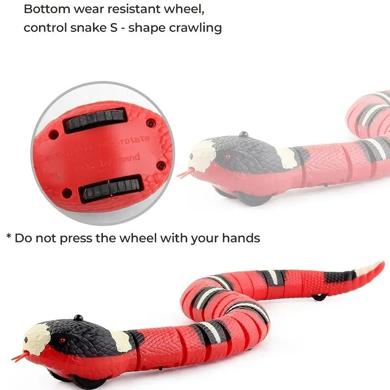 USB Rechargeable Interactive Snake Cat Toy