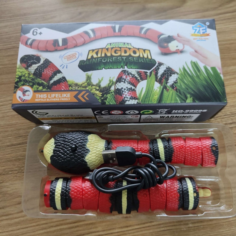 USB Rechargeable Interactive Snake Cat Toy