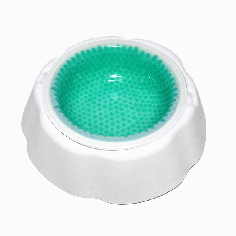 Summer Cooling Pet Ice Bowl — Chilled Water Bowl for Dogs & Cats